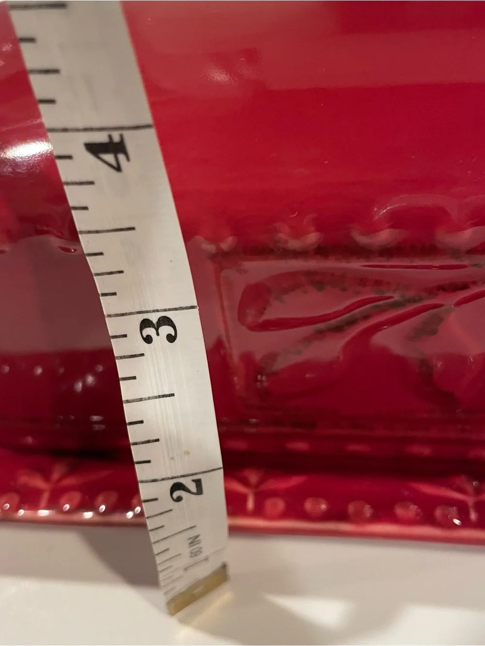 Signature Sorrento Debby Segura  Butter Dish Brick Red Farmhouse Cottage